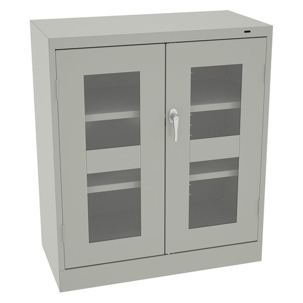 24 ga. Steel Storage Cabinet, 36 in W, 42 in H, Stationary