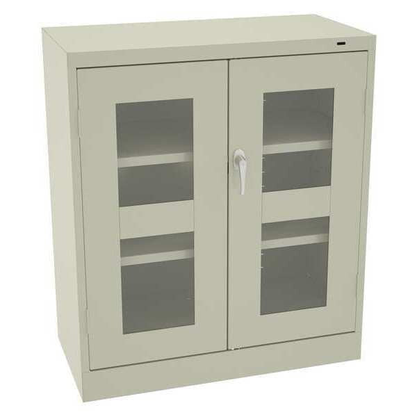 24 ga. Steel Storage Cabinet, 36 in W, 42 in H, Stationary