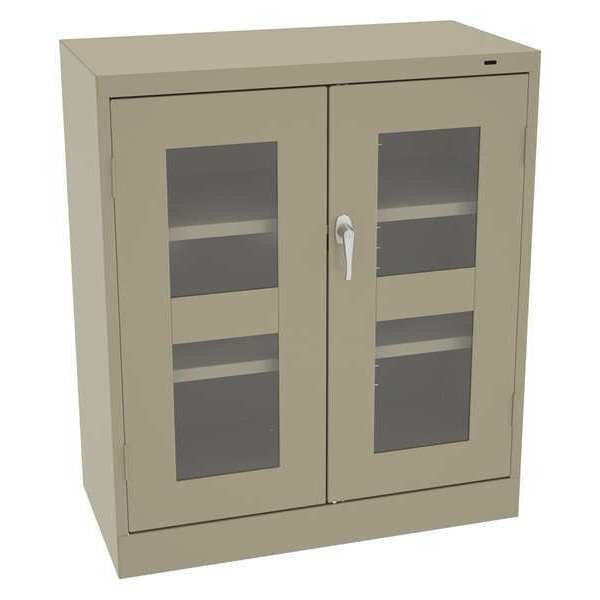 24 ga. Steel Storage Cabinet, 36 in W, 42 in H, Stationary
