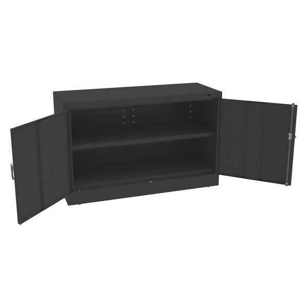 20 ga. ga. Carbon Steel Storage Cabinet, 48 in W, 30 in H, Stationary