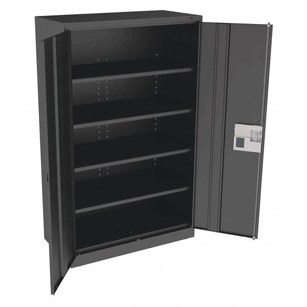 20 ga. Carbon Steel Storage Cabinet, 48 in W, 78 in H, Stationary