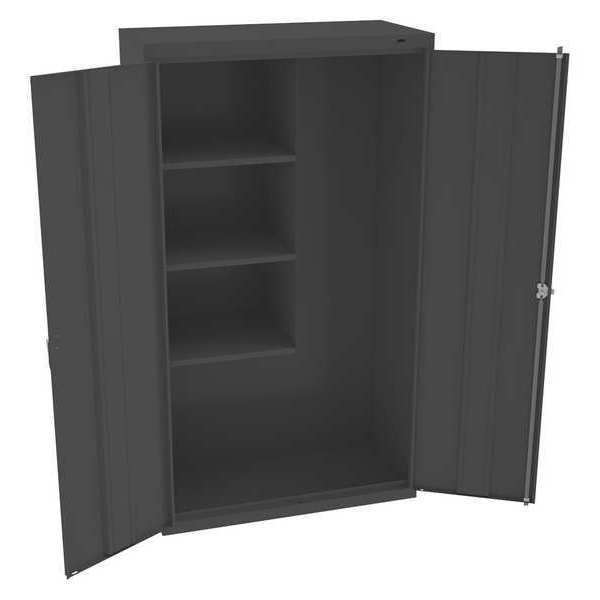 24 ga. Steel Storage Cabinet, 36 in W, 64 in H, Stationary