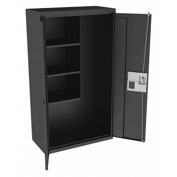 24 ga. Steel Storage Cabinet, 36 in W, 64 in H, Stationary