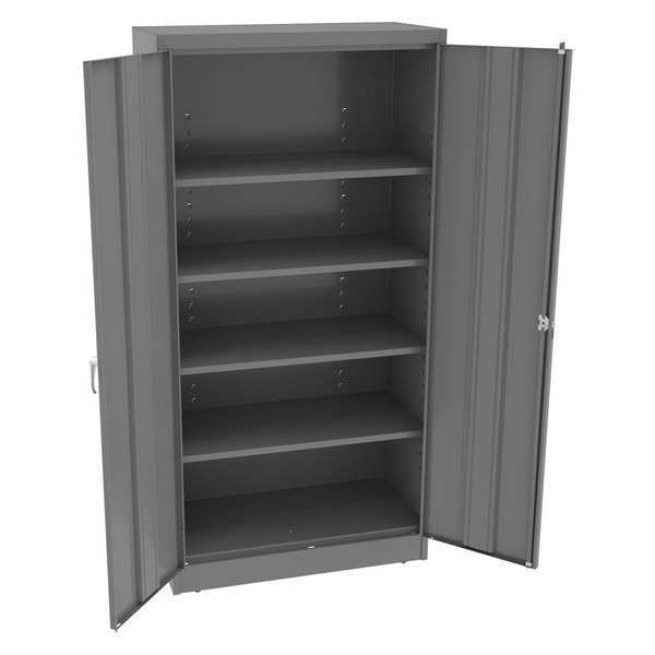 22 ga. Steel Storage Cabinet, 36 in W, 72 in H, Stationary