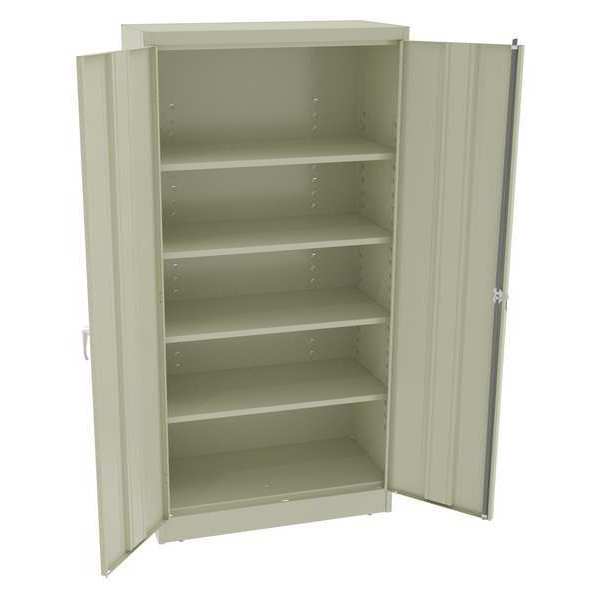 22 ga. Steel Storage Cabinet, 36 in W, 72 in H, Stationary