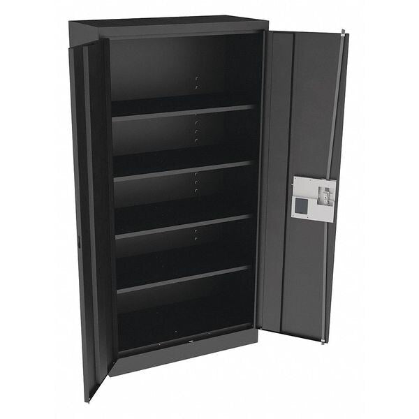 24 ga. Carbon Steel Storage Cabinet, 36 in W, 72 in H, Stationary