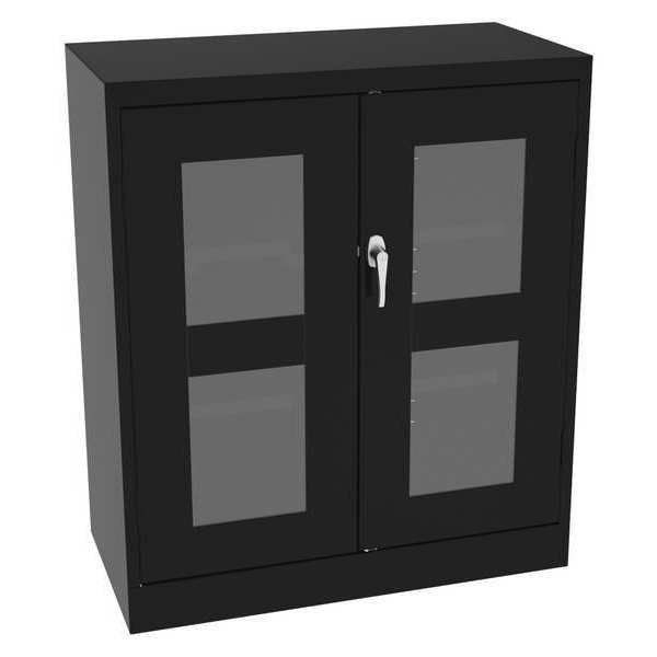 24 ga. Steel Storage Cabinet, 36 in W, 42 in H, Stationary