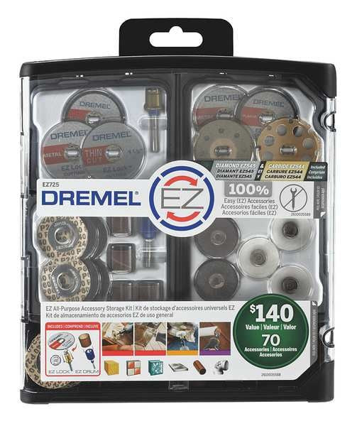 Accessory Kit, Cutting/Sanding, 70 Pieces
