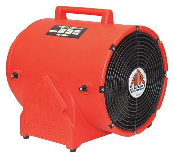 Portable Fan, 12 in., 115VAC