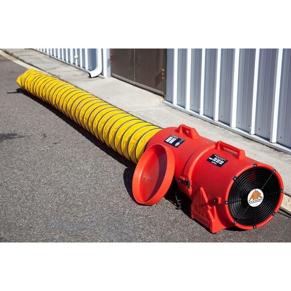 Portable Fan, 12 in., 115VAC, 25 ft. Duct