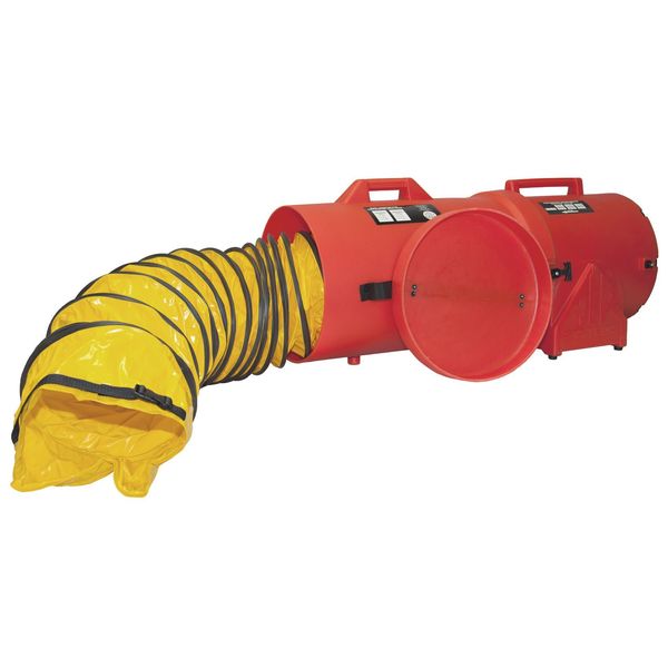 Portable Fan, 12 in., 115VAC, 15 ft. Duct