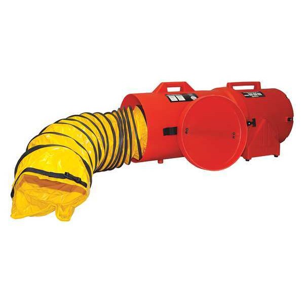 Portable Fan, 12 in., 115VAC, 25 ft. Duct