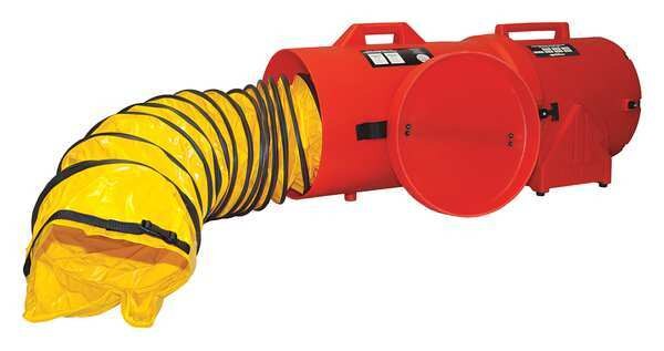 Portable Fan, 12 in., 115VAC, 15 ft. Duct