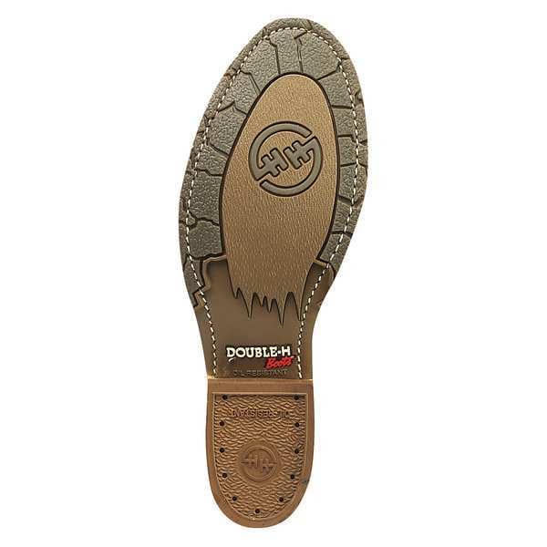Size 10-1/2 Men's Western Boot Steel Work Boot, Brown
