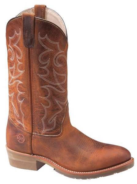 Size 10 Men's Western Boot Steel Work Boot, Brown