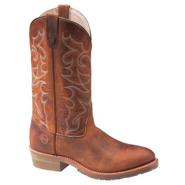 Size 12 EE Men's Western Boot Steel Work Boot, Brown
