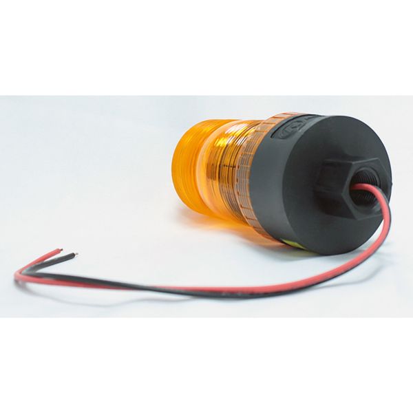 Warning Strobe, Amber, LED, 120VAC