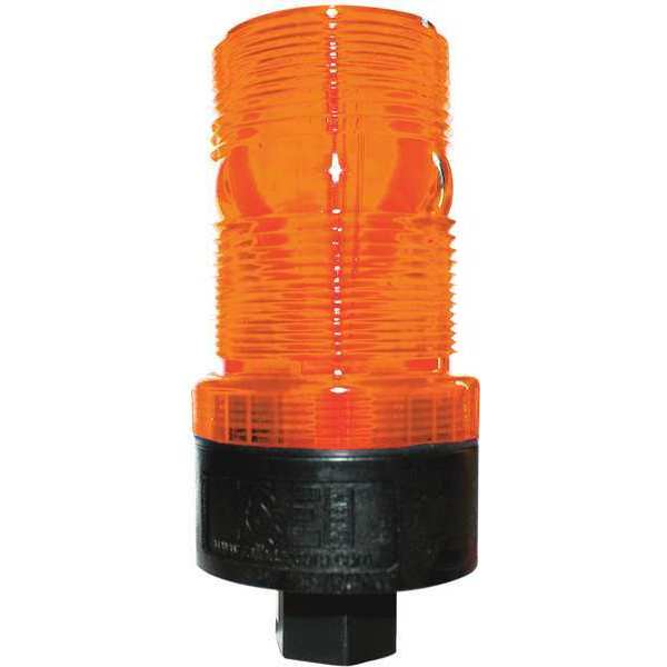 Warning Strobe, Amber, LED, 120VAC