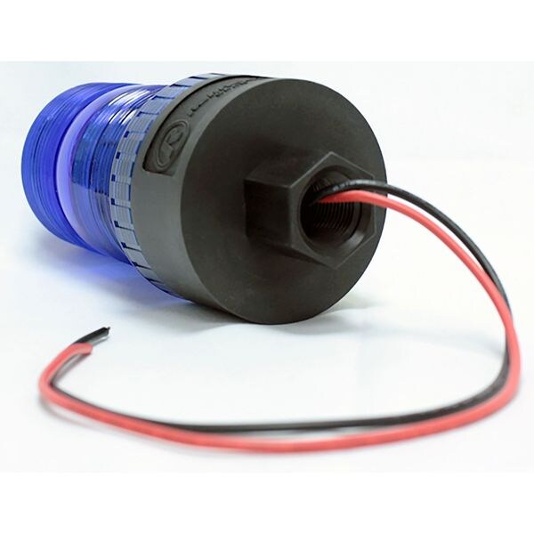 Warning Strobe, Blue, LED, 120VAC