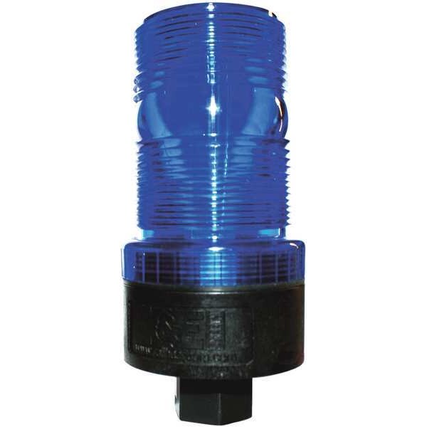 Warning Strobe, Blue, LED, 120VAC