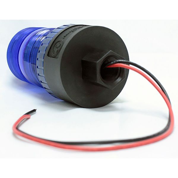 Warning Strobe, Blue, LED, 12 to 90VDC