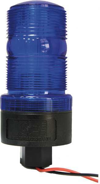 Warning Strobe, Blue, LED, 12 to 90VDC