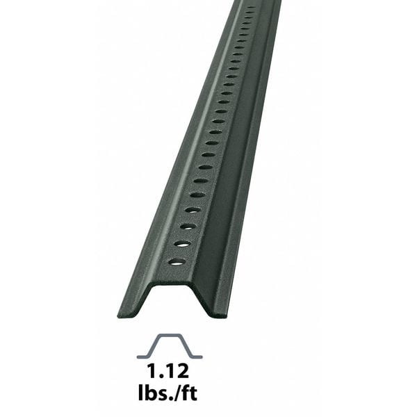 Sign Post, Green, Steel, 7 ft L