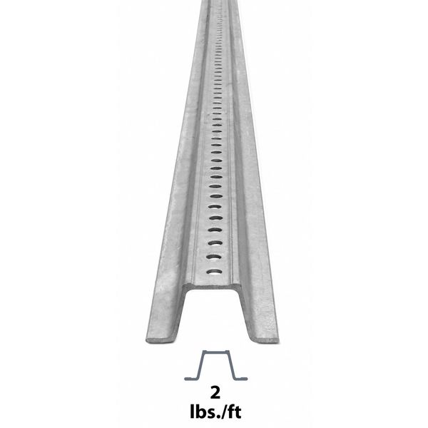 Sign Post, Silver, Steel, 6 ft L