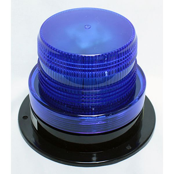 Warning Strobe, Blue, LED, 12 to 90VDC