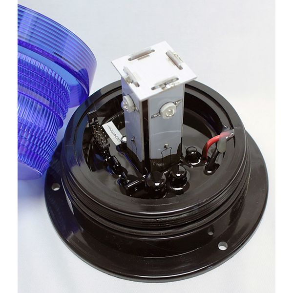Warning Strobe, Blue, LED, 12 to 90VDC