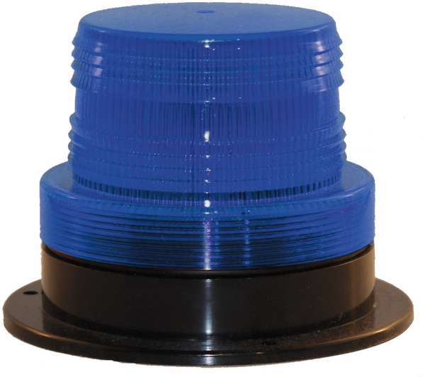 Warning Strobe, Blue, LED, 12 to 90VDC