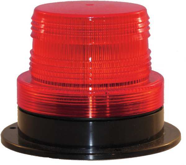 Warning Strobe, Amber, LED, 12 to 90VDC