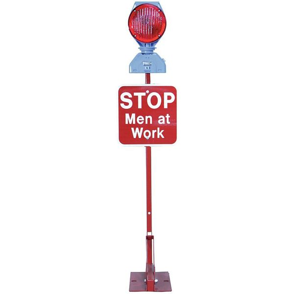 Permanent Mount Flag, Red, LED