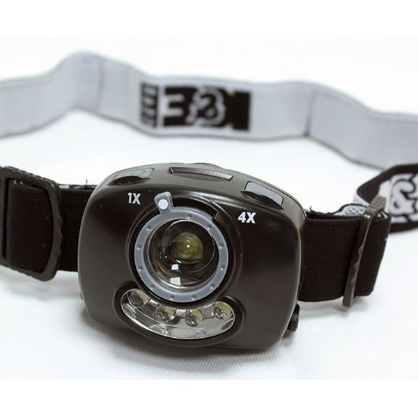 K&E GEAR 140 Lumens, LED Black Headlamp