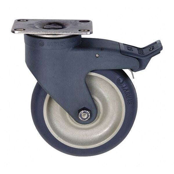 Caster, Total Lock, Polymer, 5 In, Ea
