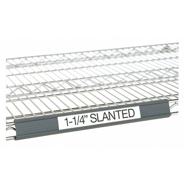 Bin Mark, Gray, Slanted, 60 In, Ea