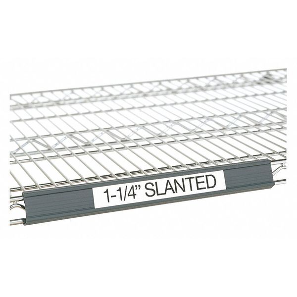 Bin Mark, Gray, Slanted, 3 In, Ea
