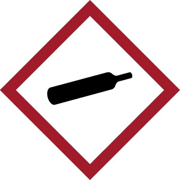 Label, GHS Gas Pressure, Paper, 39/Sheet