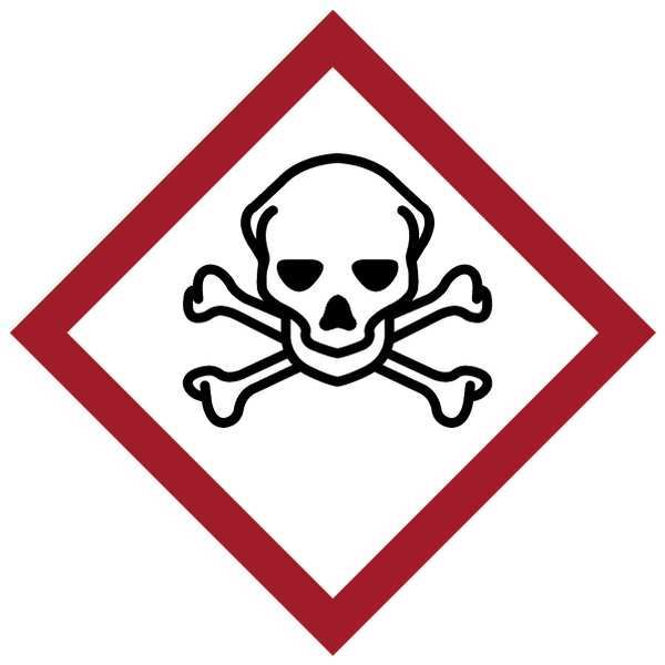 Label, GHS Severe Toxic, Paper, 39/Sheet
