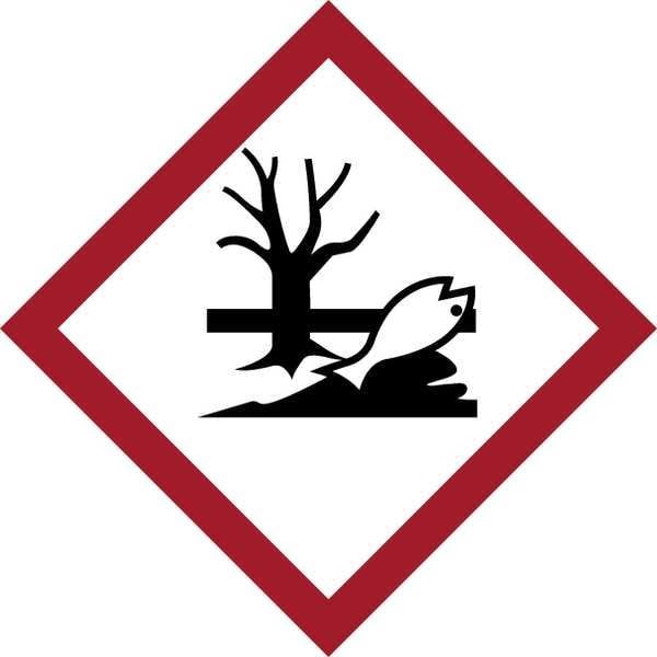 Label, GHS Environmental, Paper, 4/Sheet