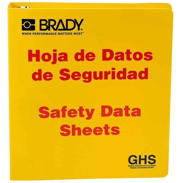 Binder, Right to Know Safety Data Sheet