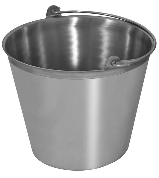 Pail, 13 qt, Stainless Steel