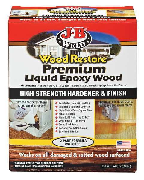 Hardener 32 oz Size, Box Clear Wood Restore