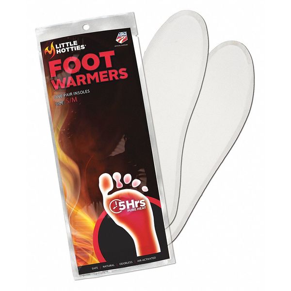 Foot Warmer, 8-3/4 in. L, 2-3/4 in. W, PK20