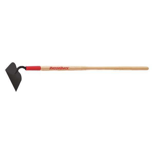 Garden Hoe, Straight, 54 in. L Handle, Wood