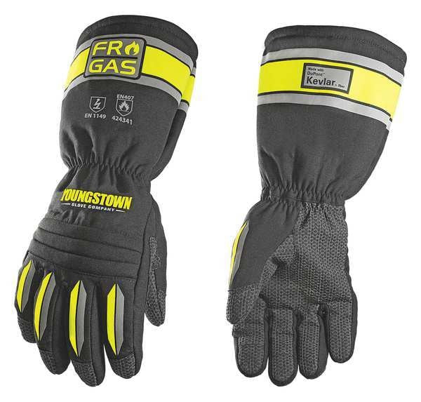Flame and Heat Resistant Gloves, M, PR