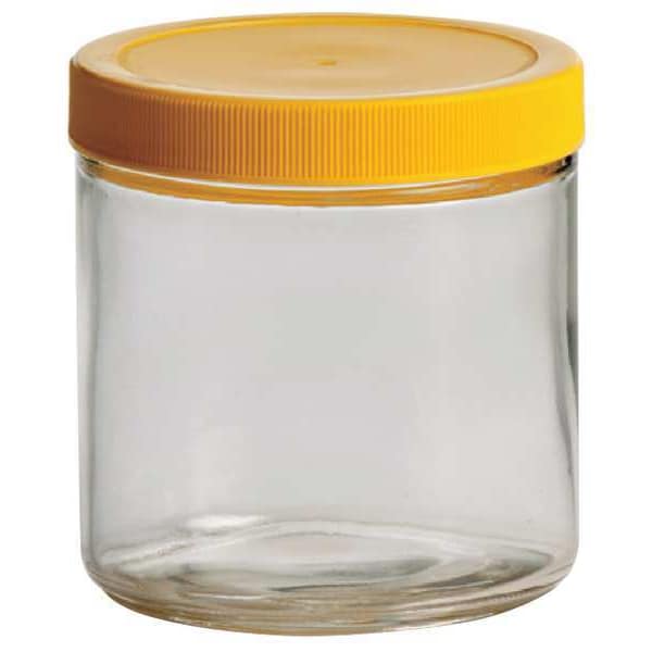 Glass Bottle, 16 oz., Clear, PK12