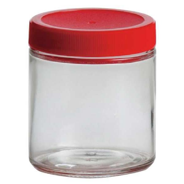 Glass Bottle, 4 oz., Clear, PK24