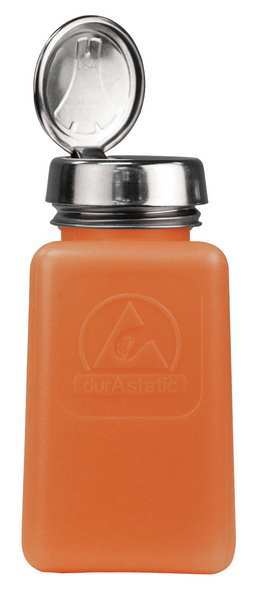 Bottle, One-Touch Pump, 6 oz, Orange