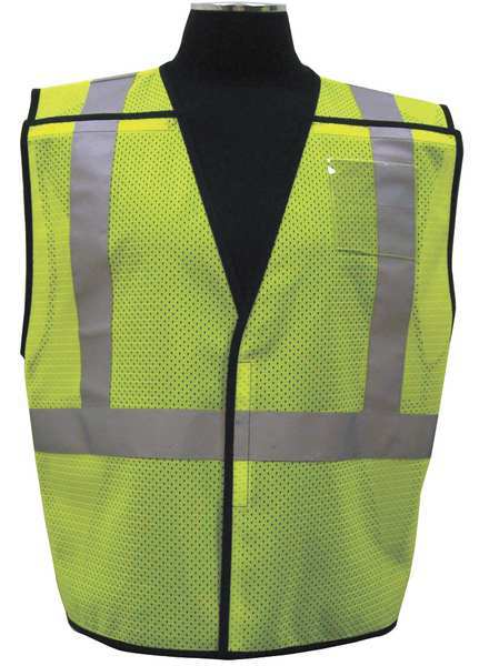 L/XL Class 2 High Visibility Vest, Lime